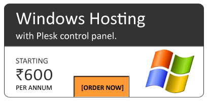 Windows Hosting with Plesk control panel